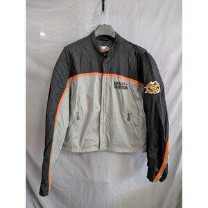 Harley Davidson Bomber Nylon Jacket Size XXL Harley Owners Group Patch RARE